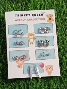 Trinket Queen's 7-Day Earring Wardrobe