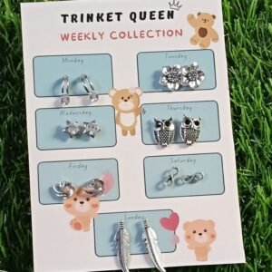 Trinket Queen's 7-Day Earring Wardrobe