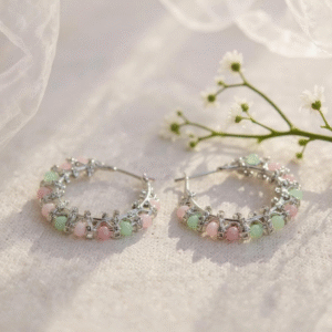 Spring Meadow Hoop Earrings