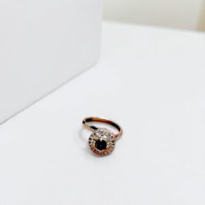 Midnight Sparkle Adjustable Sapphire-Style Ring