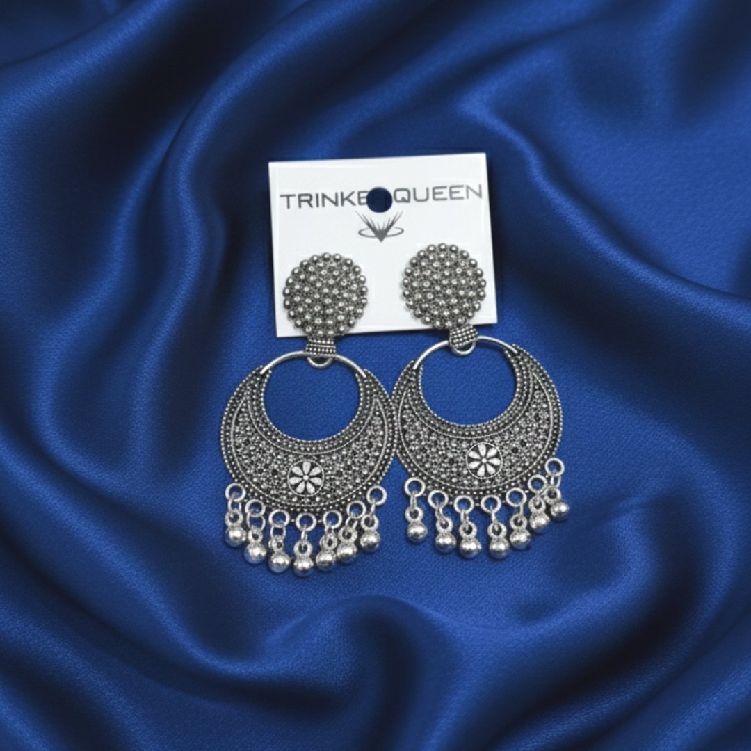 Eclipse Filigree Crescent Drops - Image 3