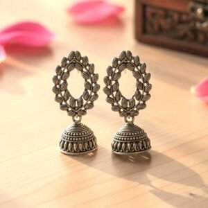 Vintage  Leaf Jhumka Earrings