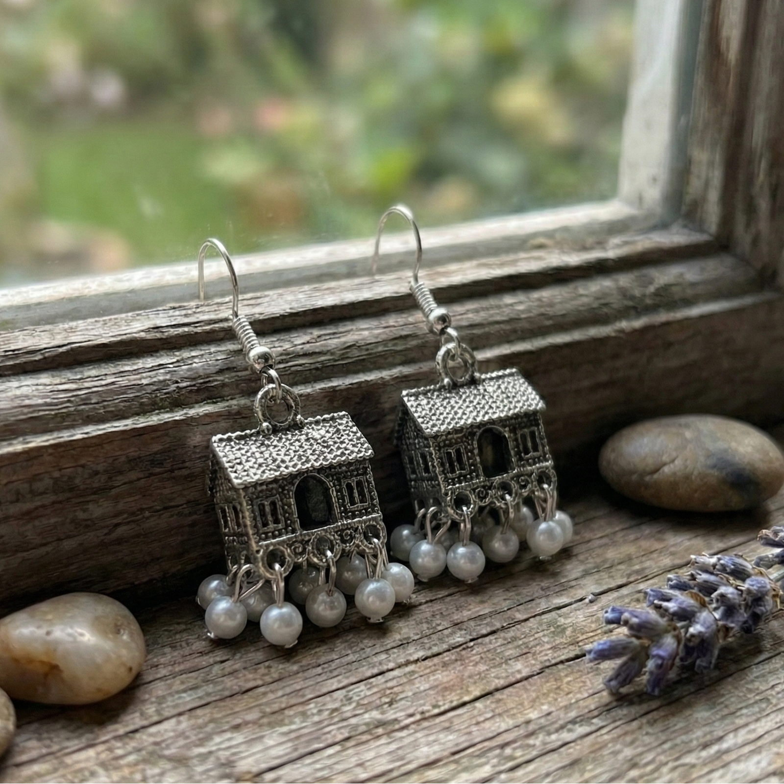 Antique Palki Design Earrings - Image 2