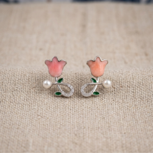 Blossoming Tulip Studs