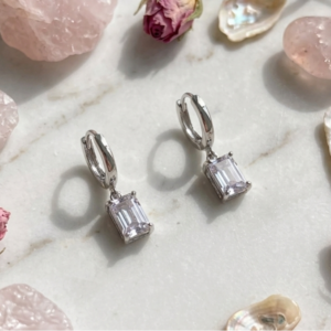 Emerald Cut Radiance Drop Earrings