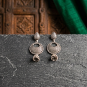 Textured Chandbali Jhumka Drops